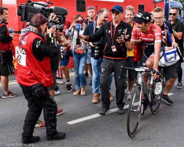 "La Vuelta" arrived in Gijon
