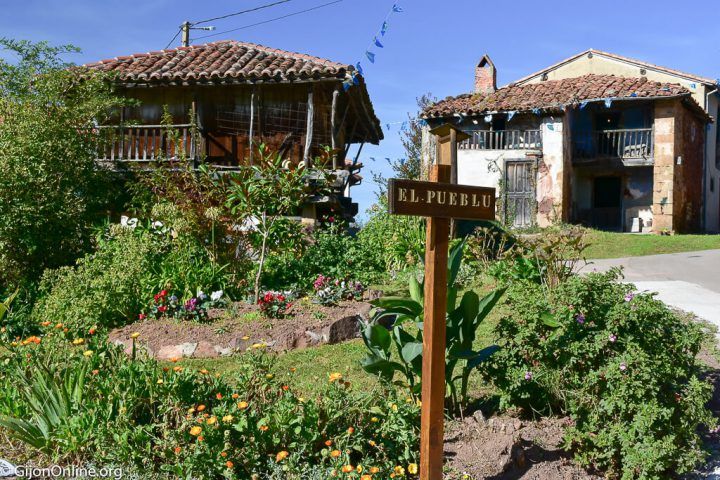 The exemplary Asturian town of Poreñu